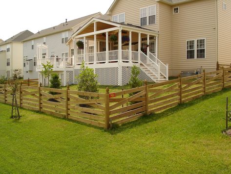 Paddock & Estate Fence Styles | Estate Fencing Installation House With Fence, Estate Fence, Estate Fencing, Large Country House, Large Property, Split Rail Fence, Cedar Posts, Fence Installation, Cedar Boards