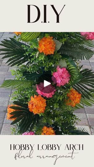 Tropical Back Drop Ideas, Diy Hobby Lobby, Jungle Vbs, Column Ideas, Floral Stand, Diy Floral Decor, Creative Mom, Pool Noodle, Diy Photo Booth