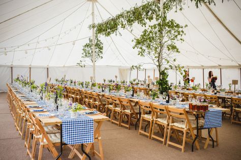 Oktoberfest Wedding, Wedding Tent Lighting, Gingham Wedding, Marquee Decoration, Bridesmaid Gift Ideas, Wedding Marquee, Bristol Wedding, Wedding Stage Backdrop, Bella Wedding