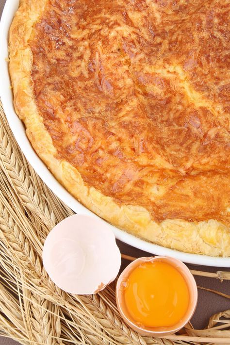 Jarlsberg Quiche - Made with pie crust, eggs, salt, half and half, Jarlsberg cheese, butter, grated nutmeg | CDKitchen.com Jarlsberg Cheese Recipes, Egg Bakes, Brunch Quiche, Jarlsberg Cheese, Babaganoush Recipe, Jarlsberg, Savory Tarts, Summer Squash Recipes, Cheese Roll