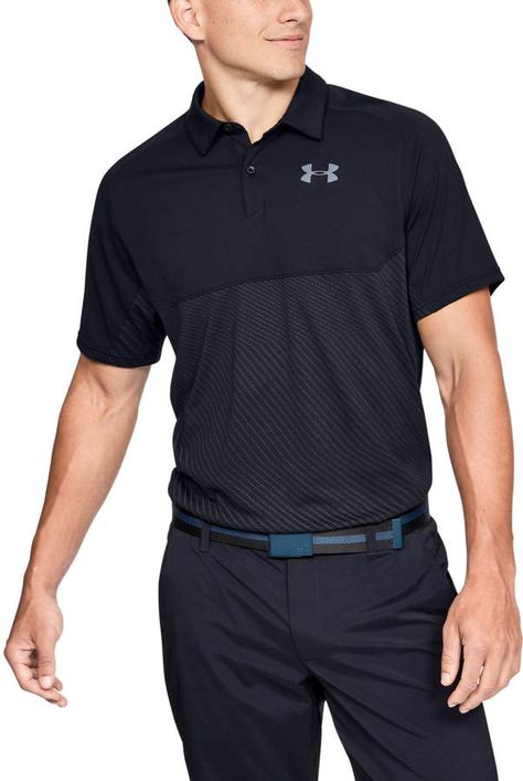 Under Armour Men's UA Vanish Blocked Polo Husband Clothes, Polo Shirt Style, Streetwear Apparel, Polo Men, Sharing Board, Sports Tees, Mens Golf, Golf Polo Shirts, Under Armour Men