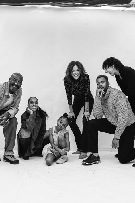 From left to right: Delroy Lindo, Kerry Washington, Jordyn McIntosh, Tracy McMillan, Marque Richardson, Faly Rakotohavana. Credit: Deadline Marque Richardson, Kerry Washington, New Shows, Scandal, Washington, It Cast