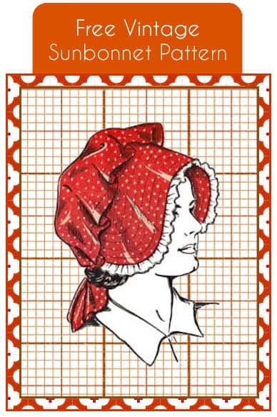 Vintage Bonnet Pattern, Prairie Bonnet Pattern Free, Pioneer Bonnet Pattern, Pioneer Apron Pattern, Sun Bonnet Pattern, Bonnet Pattern Free, Bonnet Sewing Pattern, Pioneer Bonnet, Historical Sewing