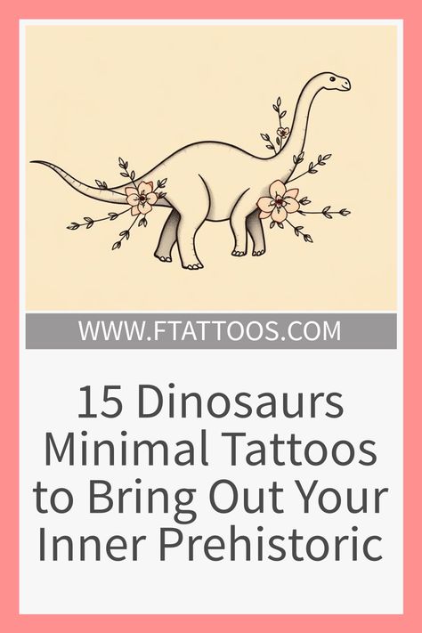 Navigate through 15 striking minimal dinosaur tattoos that embody strength and nostalgia; discover which design will unleash your inner prehistoric spirit. Small Raptor Tattoo, Minimalistic Dinosaur Tattoo, Tiny Tattoos Dinosaur, Minimalist Dinosaur Tattoo, Tiny Animal Tattoos, Small Dinosaur Tattoo, Dino Footprint, Dinosaur Tattoo, Minimal Tattoos