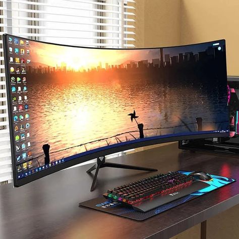 235.21￡ |34 inch curved monitor 144hz computer screen PC monitor 4k gaming monitor available configurations| | - AliExpress Game Display, Curved Monitor, Gaming Monitor, Pc Monitor, Tech Innovation, Latest Gadgets, Cool Tech, Lcd Monitor, Electronics Gadgets