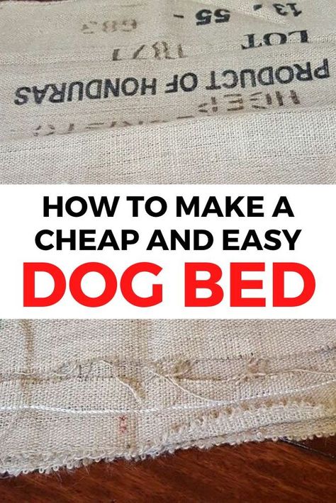 Dog Bed Idea, Diy Dog Bed Pillow, Rustic Dog Beds, Easy Dog Bed, Dog Bean Bag, Coffee Bean Bag, Big Dog Beds, Old Dresser Drawers, Cheap Dog Beds