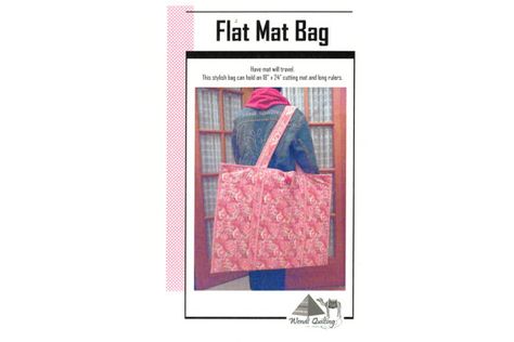 Flat Mat Bag Tote Quilt Pattern by Wendt by NaturalComfortsShop, $8.00 Gym Bag Diy, Quilters Bag, Quilting Blogs, Quilting Board, Quilt Magazine, Quilting Rulers, Mat Bag, Quilts Ideas, Book Quilt