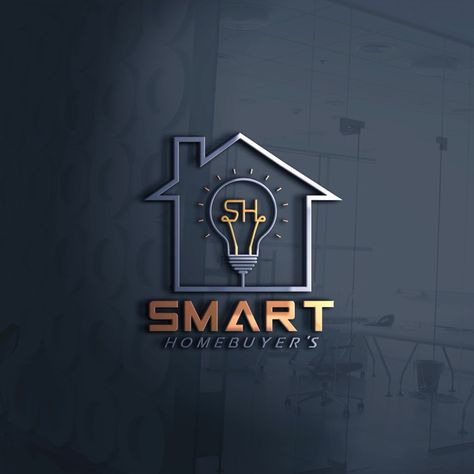 Designs | Design a modern and intellect logo for my investment company "SMART Homebuyer's" | Logo design contest Smart Home Logo Design, Smart Home Logo, Electrician Logo, Logo Smart, Realtor Logo Design, Camera Logos Design, Construction Logo Design, Investment Company, Inspiration Logo Design