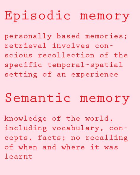 Psychology Notes A Level Memory, How To Describe A Place, Psychology Memory, Eidetic Memory, Memory Psychology, Psych Notes, Psychology Revision, Long Term Memory, Intro To Psychology