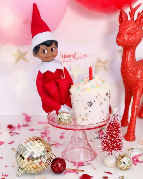 Elf On The Shelf Birthday, Elf Birthday, Party Blowers, Letter From Santa, How To Make Cupcakes, Birthday Letters, From Santa, Santa Letter, Some Ideas