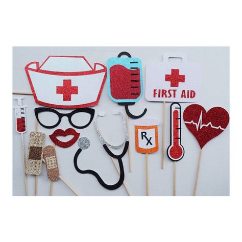 Nurse Photo Booth Prop Set ; Nursing School Graduation Decor by LetsGetDecorative on Etsy https://www.etsy.com/listing/473784319/nurse-photo-booth-prop-set-nursing Nursing School Scholarships, Nursing School Graduation Party, Medical School Graduation Gift, Graduation Photo Booth Props, Nurse Decor, Nursing School Prerequisites, Foam Frame, Nurse Photos, Nurse Party