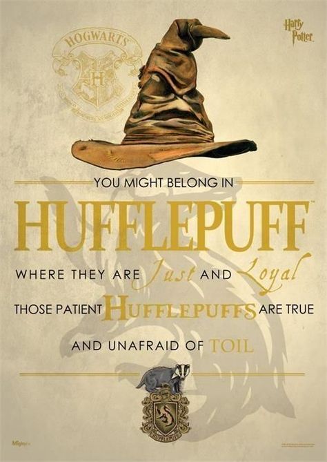 Hufflepuff pride day - House motto... - Wattpad Hogwarts Sorting Hat, Classe Harry Potter, Harry Potter Sorting, Harry Potter Sorting Hat, Hufflepuff Pride, Hufflepuff House, Festa Harry Potter, Theme Harry Potter, Harry Potter Hufflepuff