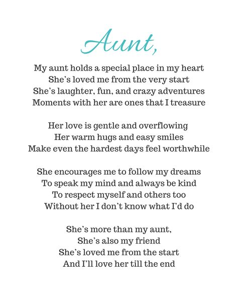 Letters To Write To Your Aunt, Poems For Aunts From Niece, Letter To Aunt From Niece, Quotes For Aunts From Niece, Birthday Cards For Aunts From Niece, Favorite Aunt Birthday Quotes, Favorite Aunt Quotes, Auntie Birthday Quotes, Best Aunt Quotes From Niece