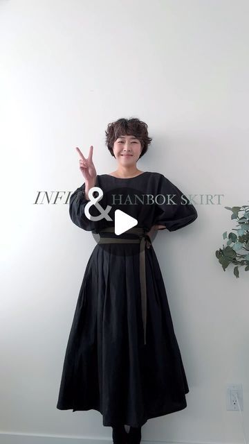 Hanbok Skirt Sewing Pattern, Hanbok Skirt Pattern, Hanbok Sewing Pattern, Hanbok Skirt, Modern Hanbok, Skirt Patterns Sewing, Sewing Skirts, Sewing Basics, Casual Skirts