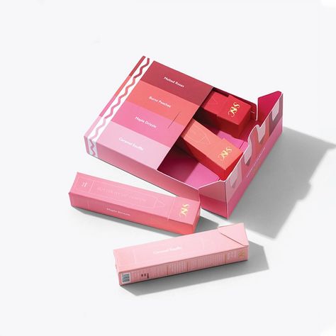 Lipstick Boxes | Custom Packaging Lane Lipstick Set Packaging, Lipstick Box Packaging Design, Lipstick Box Design, Lipstick Packaging Design Ideas, Lipstick Packaging Ideas, Lipstick Packaging Design, Lipstick Box Packaging, Blush Packaging, Lipgloss Packaging