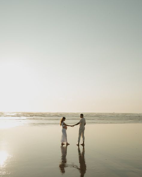 Less than a month till we meet the love of our lives. @mikemercadosmith Photos taken by @alyssa.ingrid.photography & @jennamedjeskiphotography 🫶🏼 •• Maternity photos, beach maternity photos, cannon beach photo shoot, Oregon maternity photos, Oregon coast maternity photos, Oregon coats photo shoot, Oregon couple models, maternity photo inspo, 9 months pregnant maternity shoot, bump style, dress the bump Beach Family Photos Maternity, Cabo Maternity Shoot, Cannon Beach Maternity Photos, Coast Maternity Photos, San Diego Maternity Photos, Maternity Shoot Just Mom, Oregon Coast Maternity Photos, Maternity Pictures At Beach, Maternity Photography Beach Family