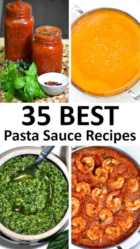 Different Types Of Spaghetti, Types Of Spaghetti, Pasta Sauce Types, Easy Homemade Pasta Sauce, Spaghetti Sauce Recipes, Best Pasta Sauce Recipe, Best Pasta Sauce, Types Of Pasta Sauce, Homemade Pasta Sauce Recipe