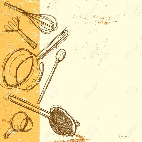 Cooking Utensils Aesthetic, Cooking Aesthetic Background, Chef Poster, Cooking Poster, Cooking Tutorials, Vintage Baking, Poster Ideas, Old Kitchen, Aesthetic Vintage