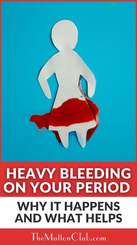 Heavy bleeding on your period can happen throughout a woman’s menstrual life and especially in perimenopause. Here’s why and what can help. Hormone Imbalance Remedies, How To Stop Period, Hormonal Imbalance Diet, Period Remedies, Period Relief, Hormone Imbalance Symptoms, Heavy Periods, Healthy Remedies, Midlife Women