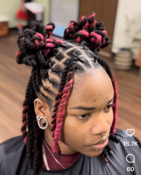 Medium Locs Hairstyles, Retwist Styles, Short Dreadlocks, Loc Retwist, Dreadlocks Styles, Short Dreadlocks Styles, Dread Styles, Locs Styles, Short Locs