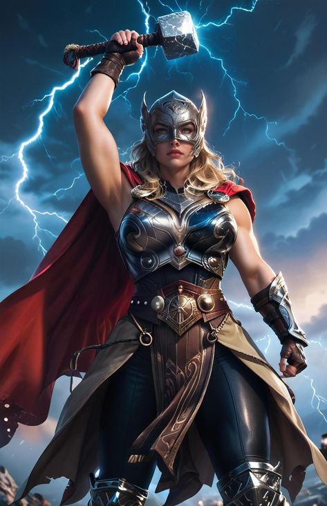 Mighty Thor Jane Foster by JFsGallery Mighty Thor Jane Foster, Jane Foster Thor, Thor Jane Foster, Thor Jane, Jane Foster, Halloween Costume Contest, Costume Contest, Marvel Studios, Thor