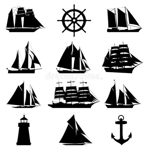 Boat Tattoo, Metal Art Projects, Drawing Set, Tall Ships, Sailboats, Downloadable Art, Transparent Png, Fused Glass, Free Vector Images