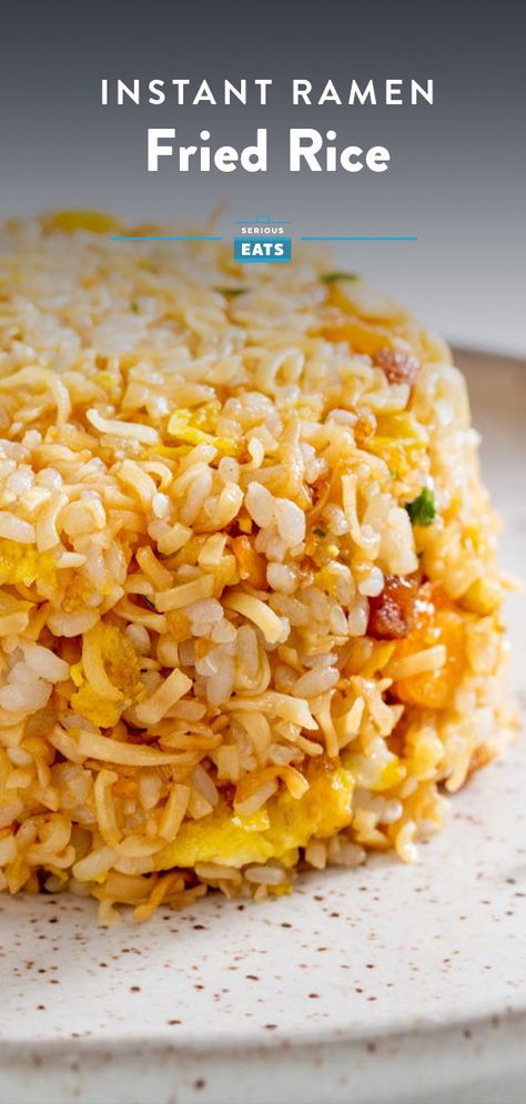 Ramen Fried Rice, Afternoon Recipes, Ramen And Rice, Instant Rice Recipes, Omurice Recipe, Starch Sides, Ramen Rice, Fried Ramen, Veggie Mains