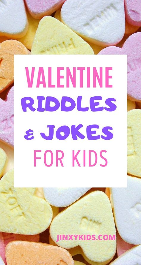 These Valentine's Day riddles and jokes for kids are an ideal way to get children laughing while helping to get their brains thinking at the same time. #ValentinesDay #jokes #riddles #JokesForKids Valentine Day Jokes For Kids, Valentine Riddles For Kids, Valentine Questions For Kids, February Jokes For Kids, Funny Valentines Day Quotes For Kids, Valentines Puns For Kids, Valentine’s Day Jokes, Valentine Jokes For Kids, Valentines Jokes