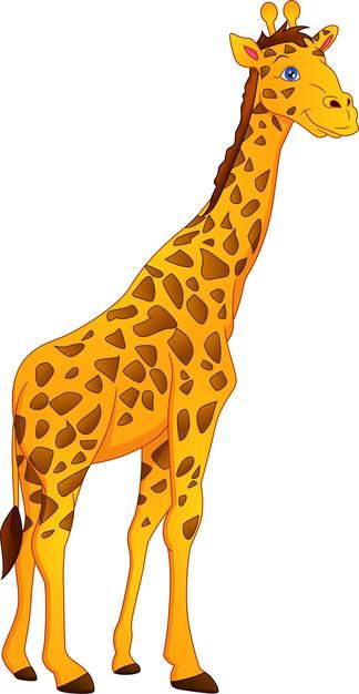 Simple Drawing Ideas Easy, Giraffe Cartoon, Drawings For Beginners, Cool Easy Drawings, Giraffe Drawing, Giraffe Head, Animal Printables, Cartoon Giraffe, Il Re Leone