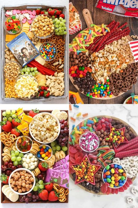 24 Easy and Tasty Movie Night Charcuterie Board Ideas Baked Tortellini Recipes, Fall Appetizers Easy, Hot Chocolate Toppings, Halloween Themed Snacks, Movie Night Ideas, Classic Hot Chocolate, Summer Sandwiches, Walking Tacos, Charcuterie Board Ideas