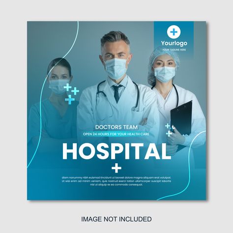 Doctor Post Design Ideas, Doctors Social Media Posts, Doctor Ads Creative, Medical Social Media Post Design, Health Care Social Media Post, Hospital Poster Design, Hospital Social Media Post, Doctor Social Media Post, Medical Design Graphics