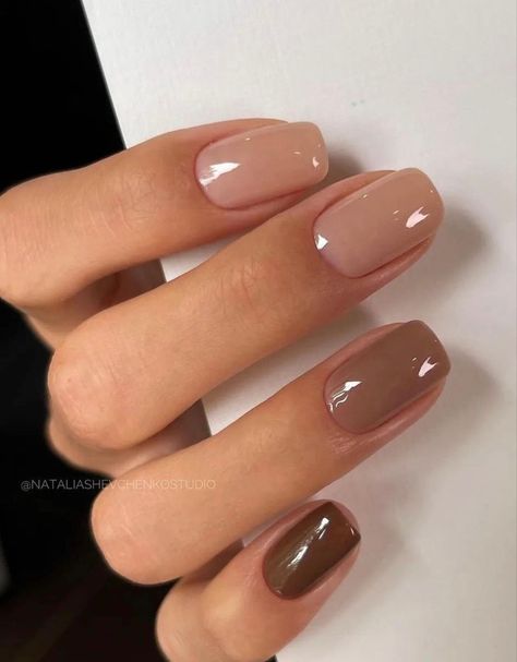 Ongles Beiges, November Nail Designs, Classy Acrylic, Classy Nail, November Nails, Fall Gel Nails, Nails Trends, Beige Nails, Cute Gel Nails