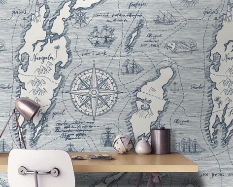 Self Adhesive Peel and Stick Map Wallpaper Removable Explorer | Etsy Us Travel Map, Explorer Map, Map Wall Mural, Paradise Wallpaper, Kids World Map, Map Murals, World Map Wallpaper, Map Wallpaper, Travel Wallpaper