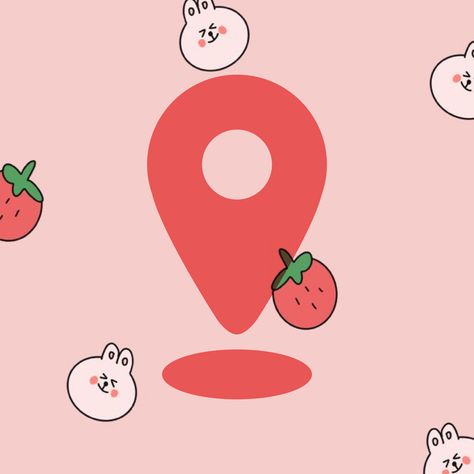 Cute Maps Icon, Map App Icon, Cute Maps, Maps Icon, Map Icons, Logo Pink, Cute Icon, Pink Logo, Cute Icons