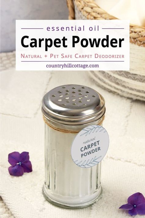 Diy Carpet Powder, Homemade Carpet Deodorizer, Baking Soda On Carpet, Carpet Powder, Carpet Deodorizer, Carpet Freshener, Deep Cleaning Hacks, Homemade Cleaning Supplies, Natural Cleaning Recipes