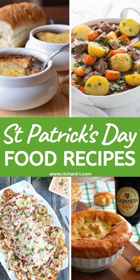 St Patrick's Day Food Ideas, St Patrick's Day Food, St Patricks Food, St Patrick's Day Recipes, Irish Dishes, St Patrick Day Treats, St Patricks Day Food, Saint Patties, St. Patricks Day