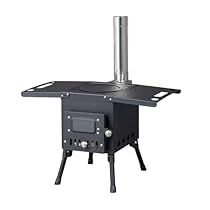 Wood Burning Camp Stove, Tent Heater, Camping Wood Stove, Stove Black, Small Tent, Portable Stove, Wood Charcoal, Tent Stove, Portable Tent