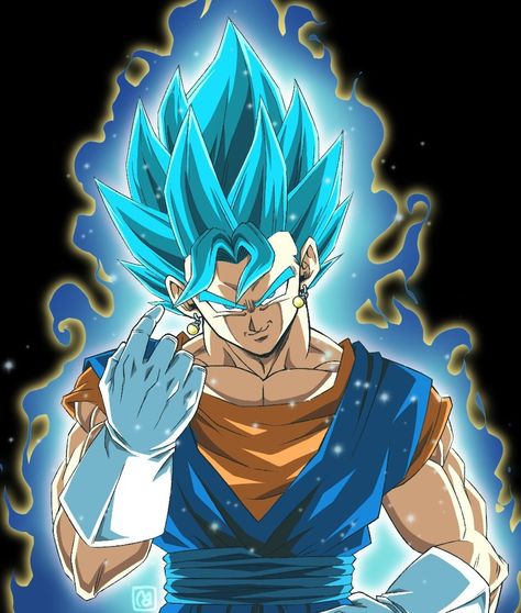 Vegito Ssj Blue, Dbz Manga, Gogeta And Vegito, Saga Dragon Ball, Super Saiyan Blue, Dragon Ball Painting, Twitter Link, Naruto Sketch, Dragon Ball Art Goku