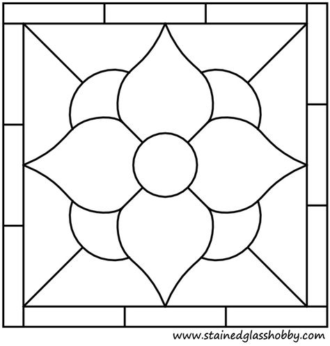 Stained Glass Mandala, Stained Glass Mosaic Patterns, Free Mosaic Patterns, Geometric Flower Pattern, Stained Glass Quilt, Stained Glass Patterns Free, Mosaic Stained, Stained Glass Flowers, Stained Glass Diy