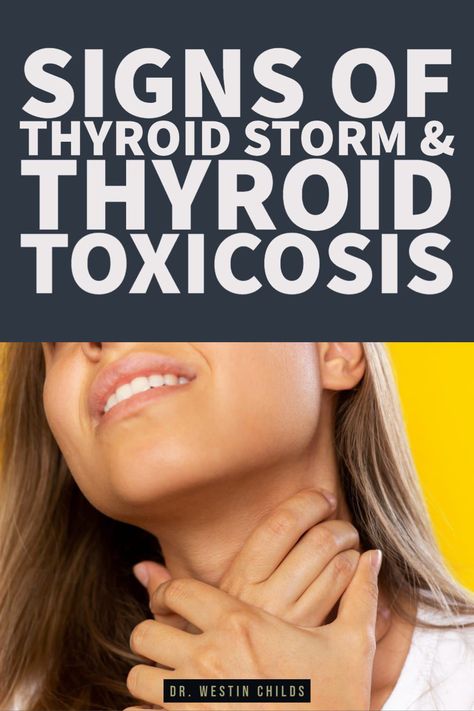 Both thyroid storm and thyrotoxicosis are dangerous thyroid conditions that can occur either from hyperthyroidism or from taking too much thyroid medication. If you are someone who is taking thyroid medication like levothyroxine or Synthroid because of low thyroid then you MUST be aware of these conditions because you may enter into either of them from taking too much medication. This is why it's so important to keep an eye on your dose and your symptoms. They can also stem from Grave's ... Swollen Thyroid, Thyroid Removal, Parathyroid Disease, Low Thyroid Remedies, Enlarged Thyroid, Healing Water, Thyroid Remedies, Thyroid Levels, Low Thyroid