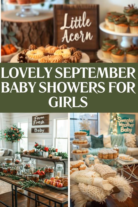 Discover lovely September baby showers for girl! 🎉 From whimsical decorations to unique themes, these ideas are perfect for celebrating your little princess. 🌼 Make your party unforgettable with our creative and fun suggestions. Click now to start planning the perfect girl baby shower! Baby Shower Ideas September, September Baby Shower Themes, September Baby Shower Ideas, Fun Baby Shower Ideas, Scarecrow Cupcake, September Baby Showers, Baby Shower Theme Ideas, Whimsical Decorations, Pumpkin Patch Party