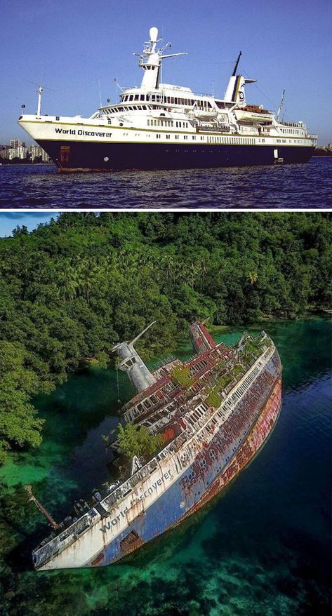 Sunken Boats, Sunken Ship, Artificial Reef, When You See It, Wow Video, Shipwreck, Lake Superior, Weird World, Abandoned Places