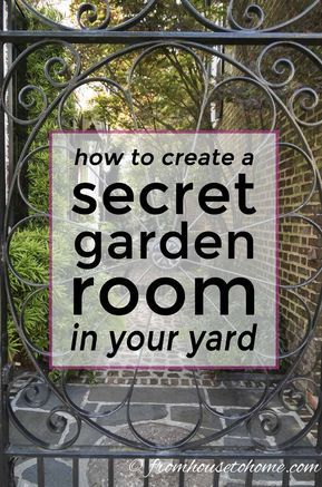 Secret Garden Room, Soccer Instagram, Secret Garden Design, Charleston Gardens, Funny Vine, Backyard Shade, Backyard Plan, A Secret Garden, Wrought Iron Gate