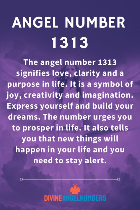 The angel number 1313 signifies love, clarity and a purpose in life. It is a symbol of joy, creativity and imagination. Express yourself and build your dreams. The number urges you to prosper in life. It also tells you that new things will happen in your life and you need to stay alert. 707 Meaning, 9999 Meaning, 707 Angel Number, 212 Angel Number, 101 Meaning, 222 Angel Number Tattoo, Angel Number Tattoo, 222 Angel Number, Angel Number 222