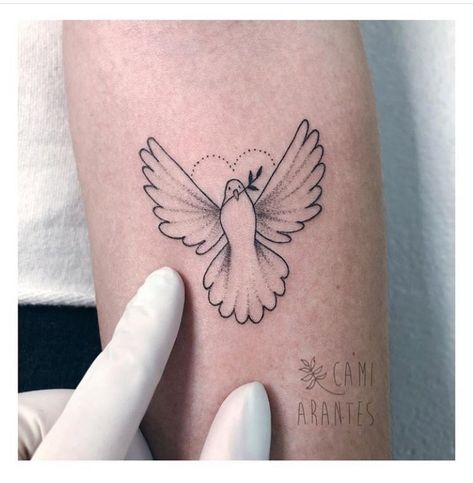 Dove Tattoo Feminine, Dove Tattoo With Dates, Memorial Dove Tattoos, Simple Dove Tattoo Design, Dove Tattoo Design For Women, Paloma Tattoo, Simple Dove Tattoo, Small Dove Tattoos, Faith Tattoo Designs