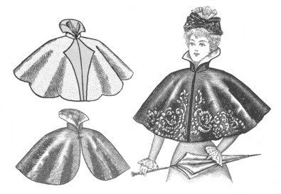 Victorian Dresses- Patterns, Costumes, Custom Dresses Truly Victorian, Victorian Cape, Cape Pattern Sewing, Corset Sewing Pattern, Victorian Corset, Cape Pattern, Victorian Pattern, Yellow Raincoat, Victorian Women