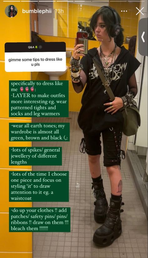 How To Dress More Queer, How To Look Queer, How To Dress Cool, Secret Aesthetic, Queer Punk, Emo Outfit Ideas, Edgy Clothing, Western Grunge, Queer Shirt