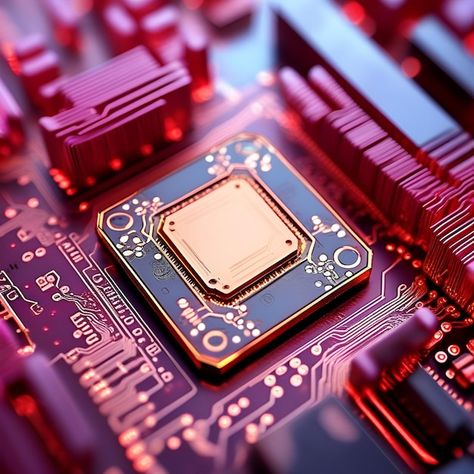 Photo closeup of central processing unit... | Premium Photo #Freepik #photo Central Processing Unit, Technology Photos, Premium Photo, Motherboard, Close Up, Graphic Resources, The Unit, Technology, Quick Saves