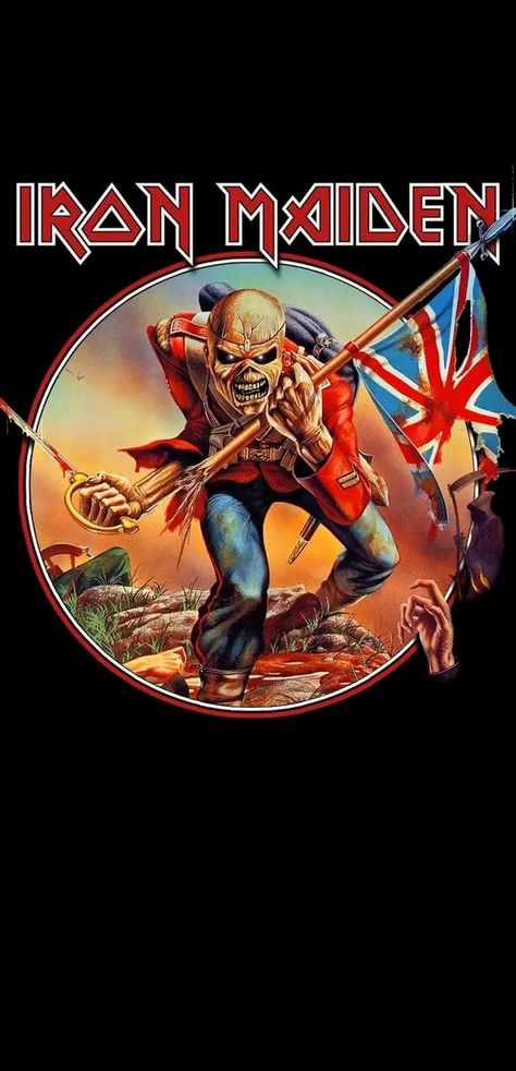 Motocykle Harley Davidson, Iron Maiden The Trooper, Iron Maiden Albums, Iron Maiden Posters, Dave Murray, Steve Harris, Heavy Metal Girl, Iron Maiden Eddie, Rock N Roll Art