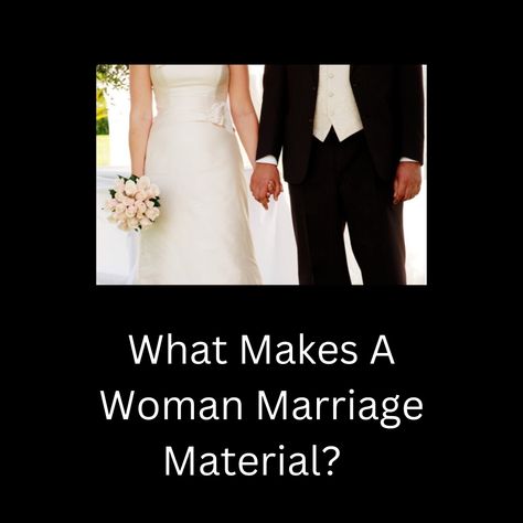 Have you ever wondered what guys are looking for in a wife? Here are a few traits that make a woman “marriage material”. Of course this list is not the end-all-be-all, but for me, these were important factors in choosing the woman I wanted to get to know, and ultimately marry. Marriage Material, Women Marriage, Unmarried Women, Future Wife, Married Woman, Have You Ever, Of Course, Cool Things To Make, Things That